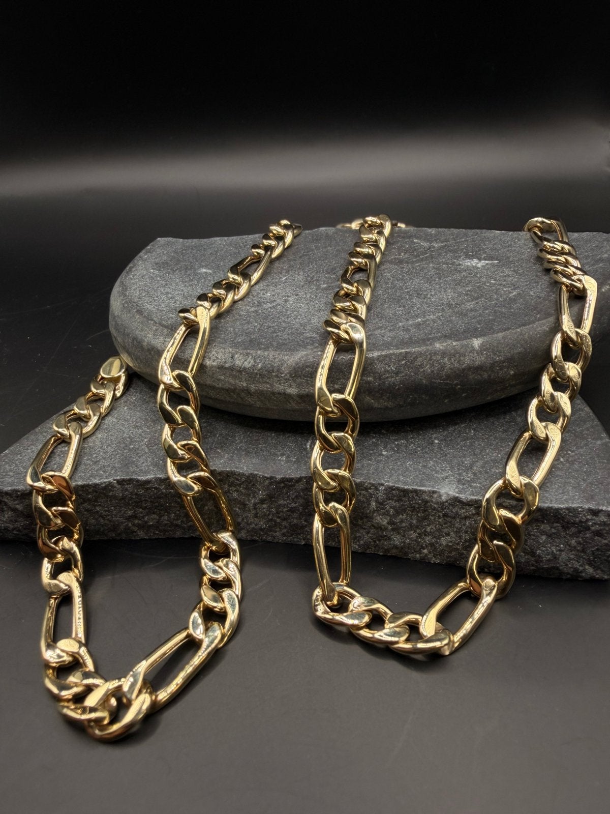 14k figaro ketting, Ophalen of Verzenden, Nieuw, Goud