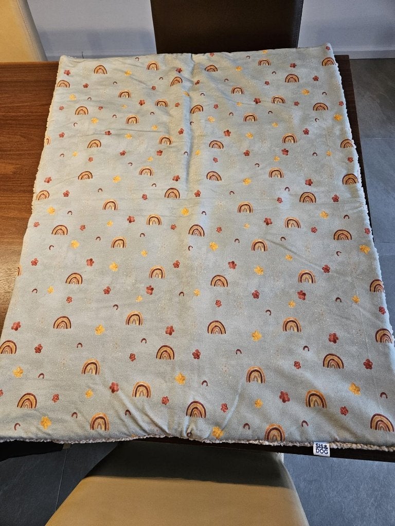 Bankkleed / hondenkleed Sis & Dog regenboog 100x75, Ophalen of Verzenden, Zo goed als nieuw, Katoen