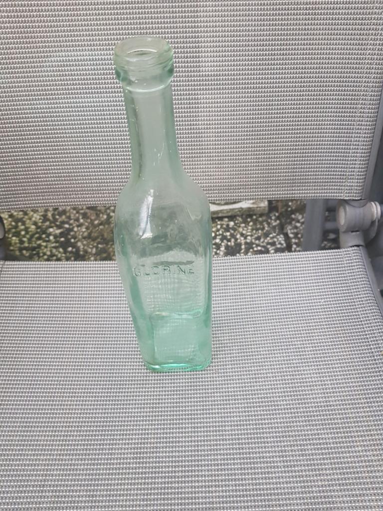 De fenix zeep fabriek Zwolle oude glorine fles nr 6, Verzamelen, Ophalen of Verzenden, Overige typen