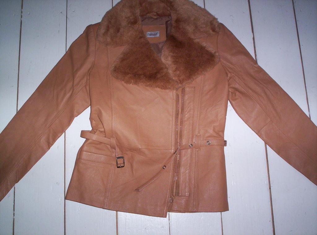 LEREN JASJE van MADONNA beige maat S, NIEUW, Maat 38/40 (M), Beige, Nieuw, Ophalen of Verzenden