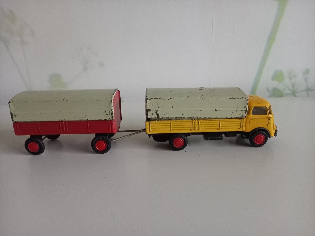 daf frontstuur met aanhanger, Ophalen of Verzenden, Gebruikt, Bus of Vrachtwagen, Lion Toys