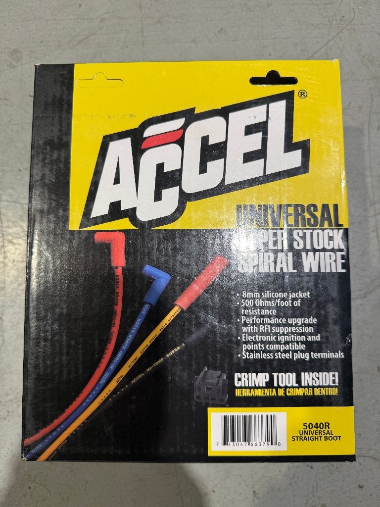 Accel 5040R v8 bougiekabelset. o.a. Chevy Ford Mopar., Ophalen of Verzenden, Nieuw, Amerikaanse onderdelen