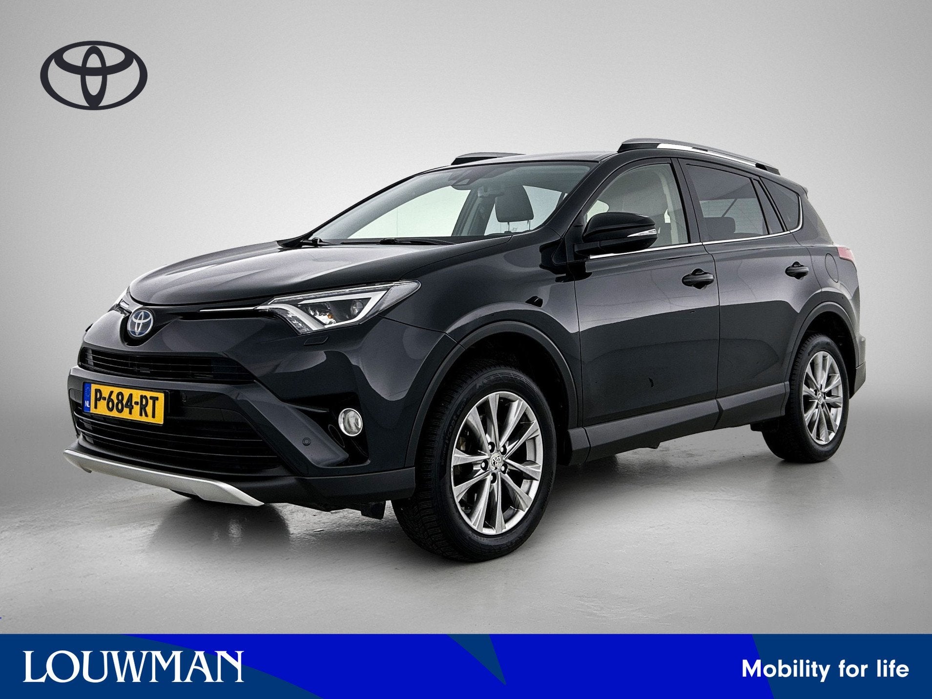 Toyota RAV4 2.5 Hybrid AWD Executive (bj 2016, automaat), Auto's, Automaat, 12 maanden, Gebruikt, 1650 kg