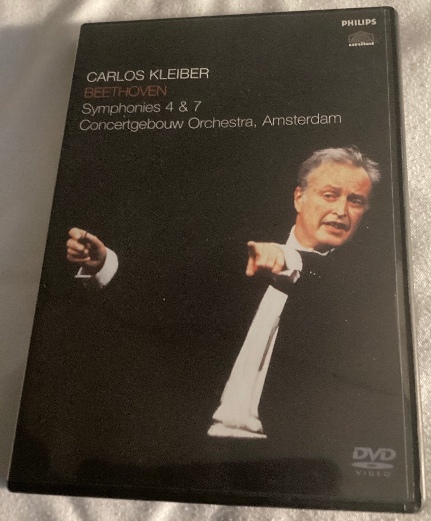 Beethoven, Kleiber, Concertgebouworkest–Symphonies 4 +7 DVD, Alle leeftijden, Ophalen of Verzenden, Gebruikt
