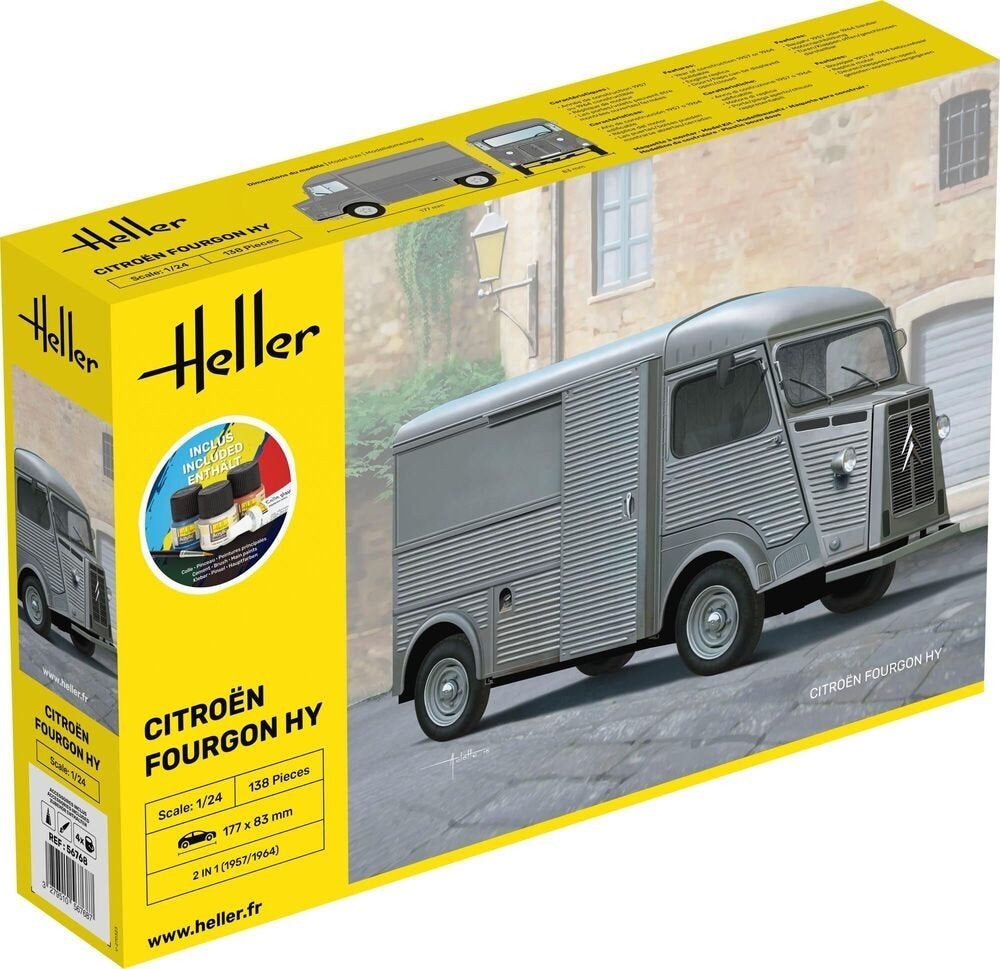 Heller: STARTER KIT Citroen Fourgon HY in 1:24, Ophalen of Verzenden, Nieuw