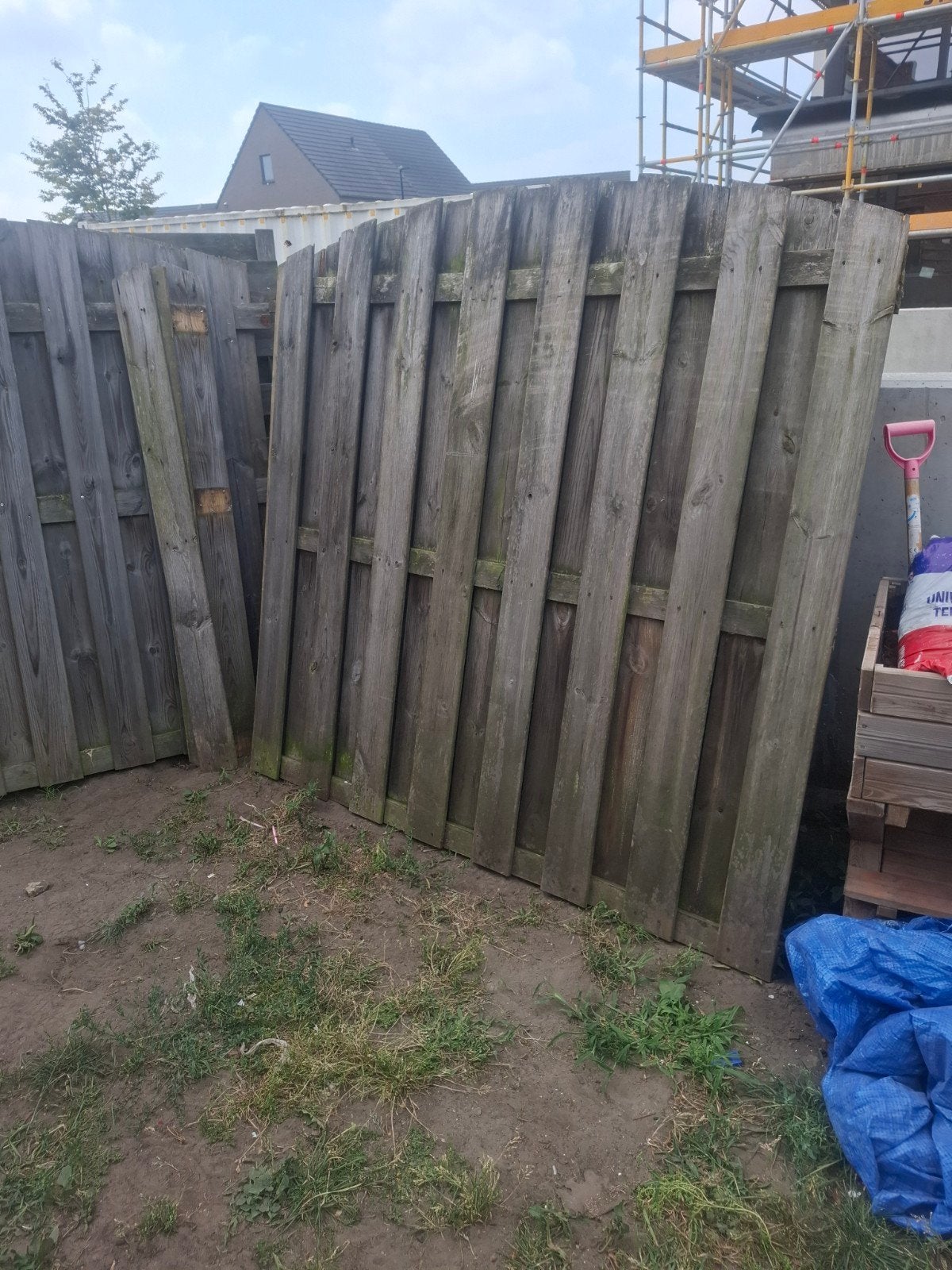 11 stevige tuinschermen, gebruikt maar nog goed, Tuin en Terras, Tuinschermen, Gebruikt, 150 tot 200 cm, Ophalen of Verzenden