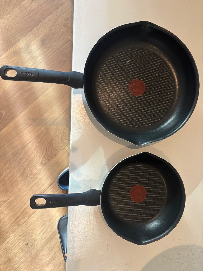 Tafel pannen, Tefal, Antiaanbaklaag, Pannenset, Ophalen of Verzenden