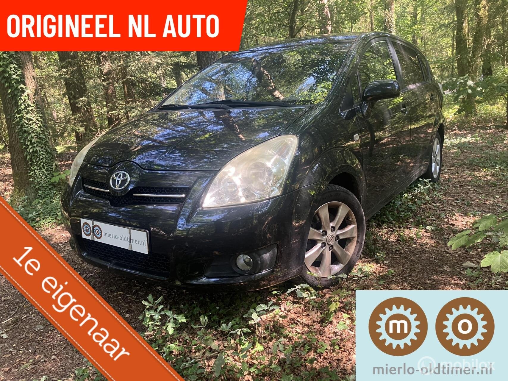 Toyota Verso 1.8 VVT-i Dynamic BUITENKANS 1e hands dealerOH, Auto's, Gebruikt, Zwart, 4 cilinders, 129 pk