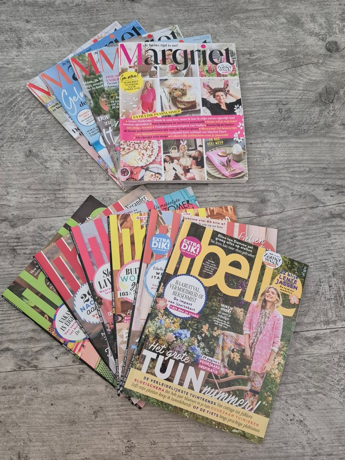11 x Libelle & Margriet tijdschriften 2026, Ophalen of Verzenden, Zo goed als nieuw, Damesbladen