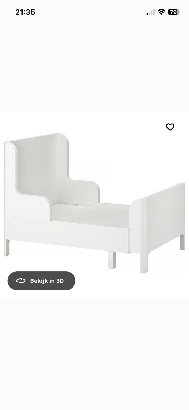 Ikea Meegroeibed 80*200, Ophalen, Gebruikt, 70 tot 85 cm, Matras