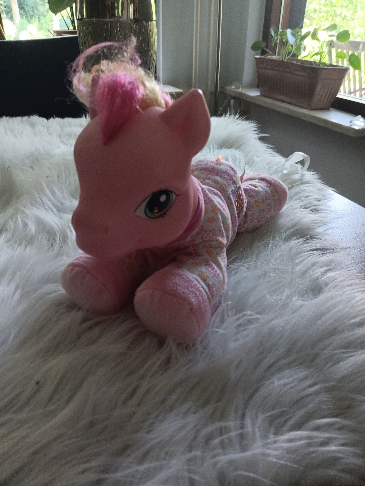 My Little Pony Knuffel met kunststof hoofd, Ophalen of Verzenden, Zo goed als nieuw