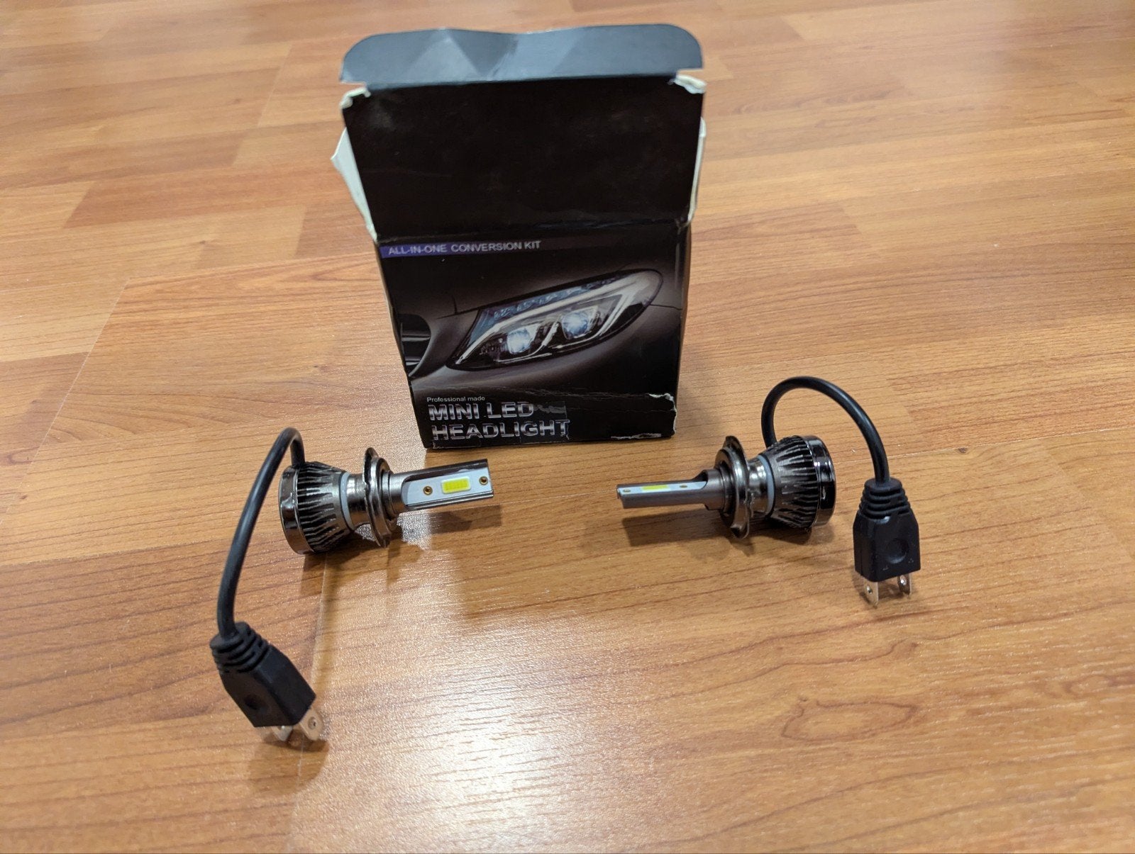 Mini LED Koplamp Conversie Kit, Ophalen of Verzenden