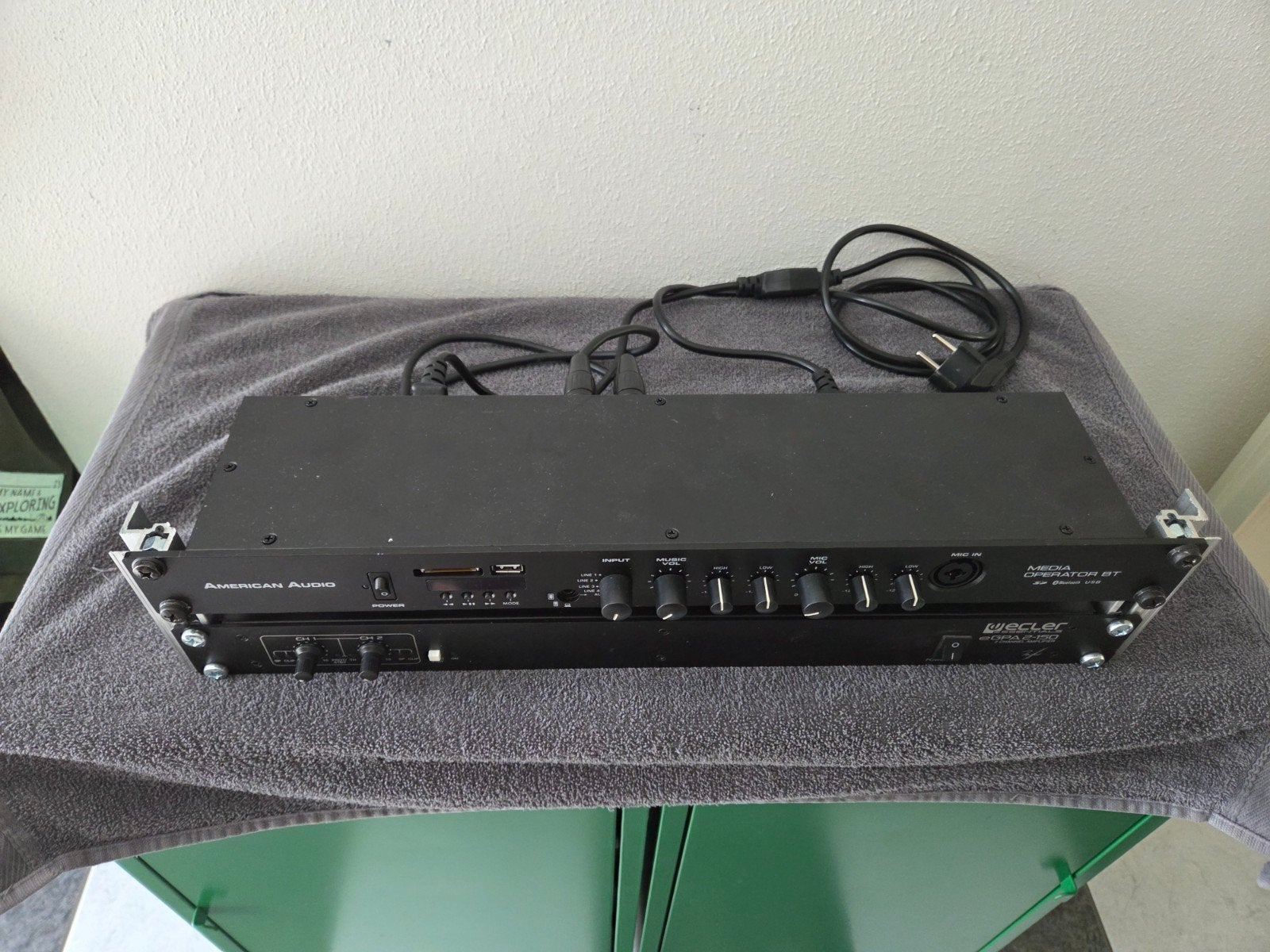 American Audio Media OperatorBT & Ecler eGPA2-150 versterker, Overige merken, Gebruikt, Ophalen of Verzenden, 120 watt of meer