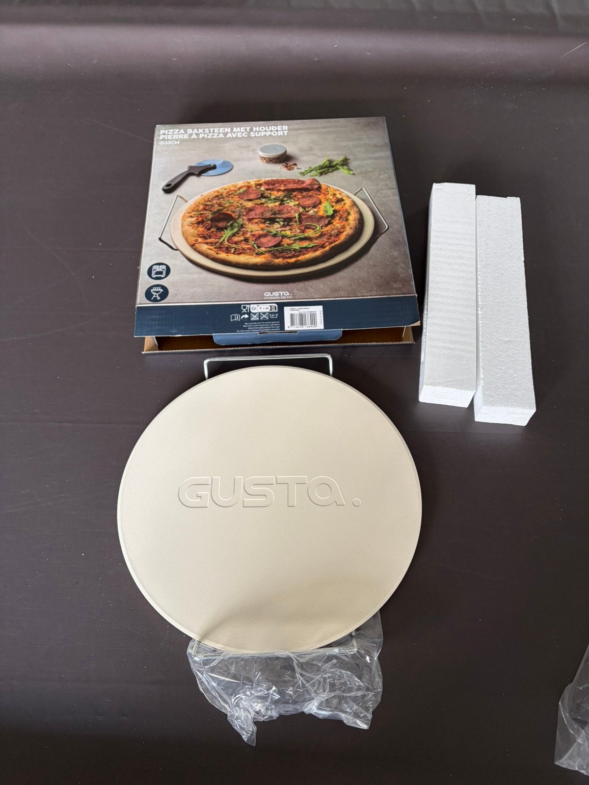 Gusta pizza baksteen voor oven of BBQ - NIEUW, Ophalen, Nieuw