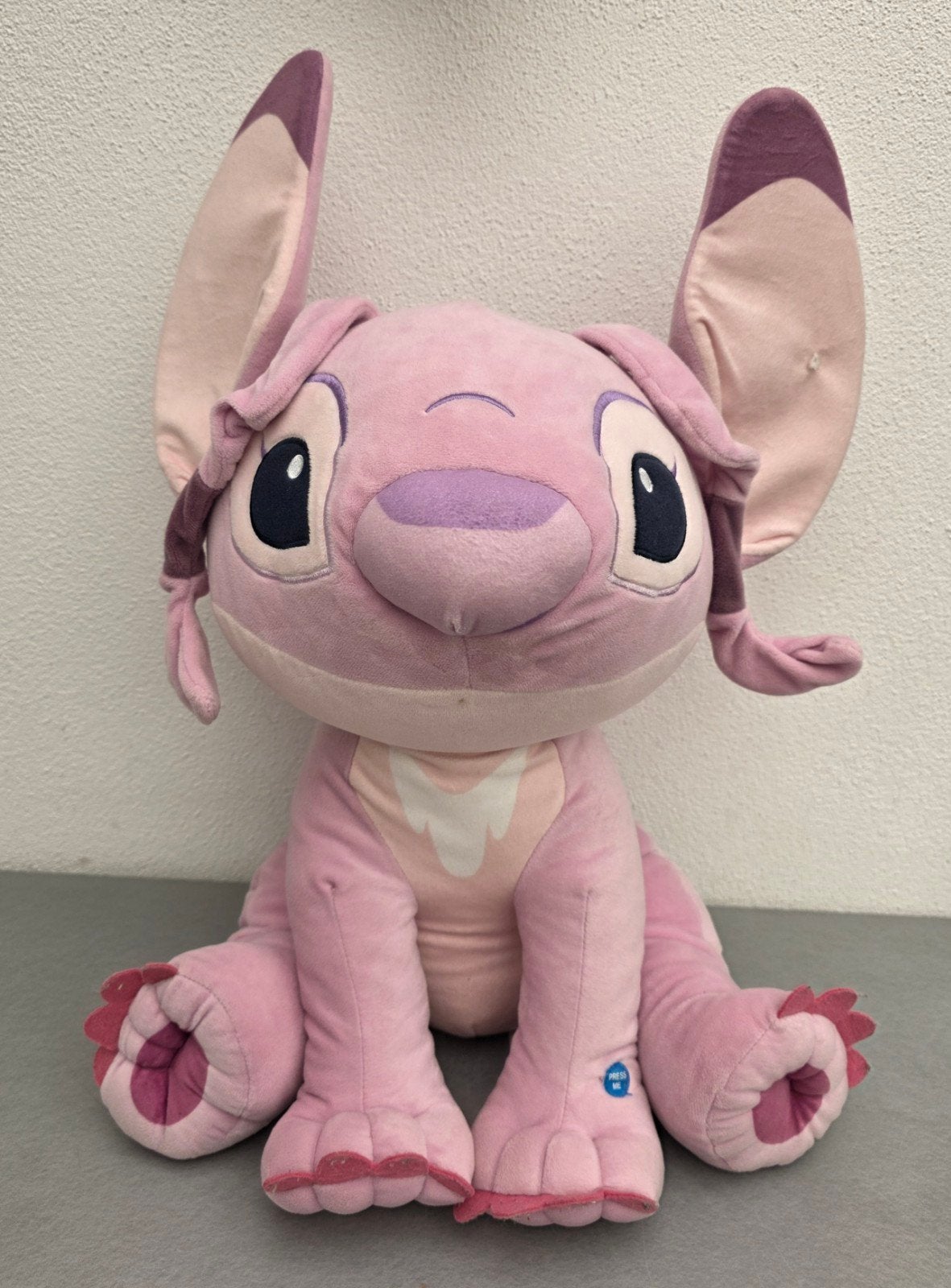 Grote Roze Angel Knuffel van Lilo & Stitch (Disney), Disney, Overige typen, Ophalen of Verzenden, Middelgroot (20 tot 80 cm)