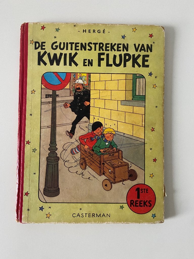 De Guitenstreken van Kwik en Flupke  - 1e reeks 1949, Boeken, Gelezen, Eén stripboek, Ophalen of Verzenden, Hergé