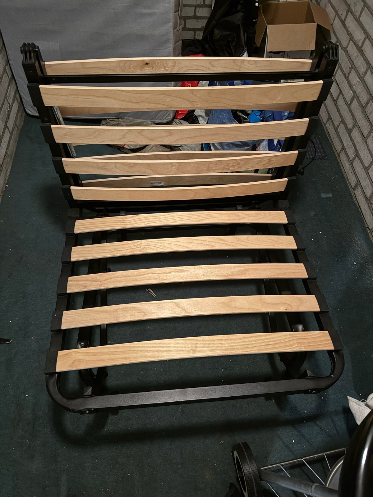 Slaap stoel, Ophalen, Gebruikt, 190 cm of minder, Grijs