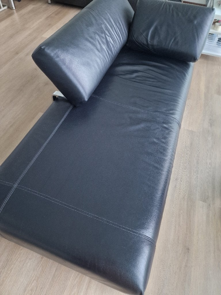 Bank, Huis en Inrichting, Ophalen, Gebruikt, Eenpersoons, Leer