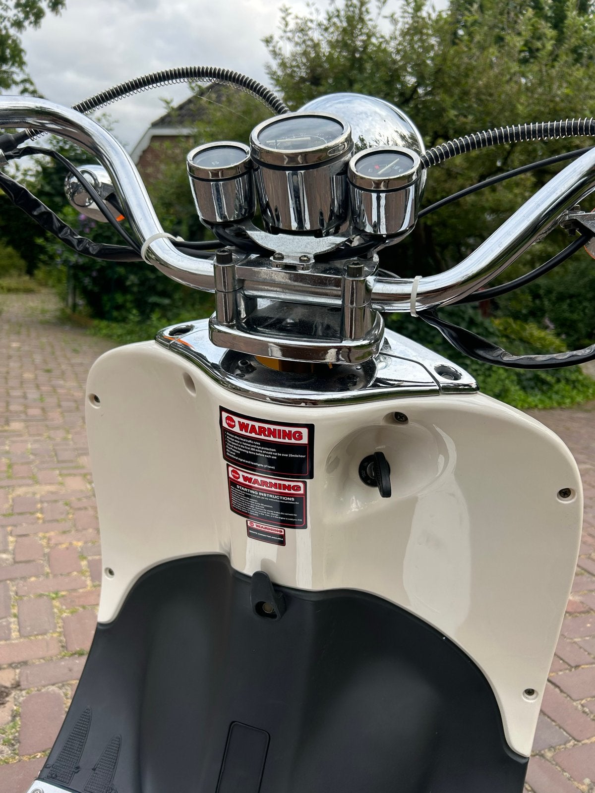 Fosti snorscooter, Ophalen, Nieuw