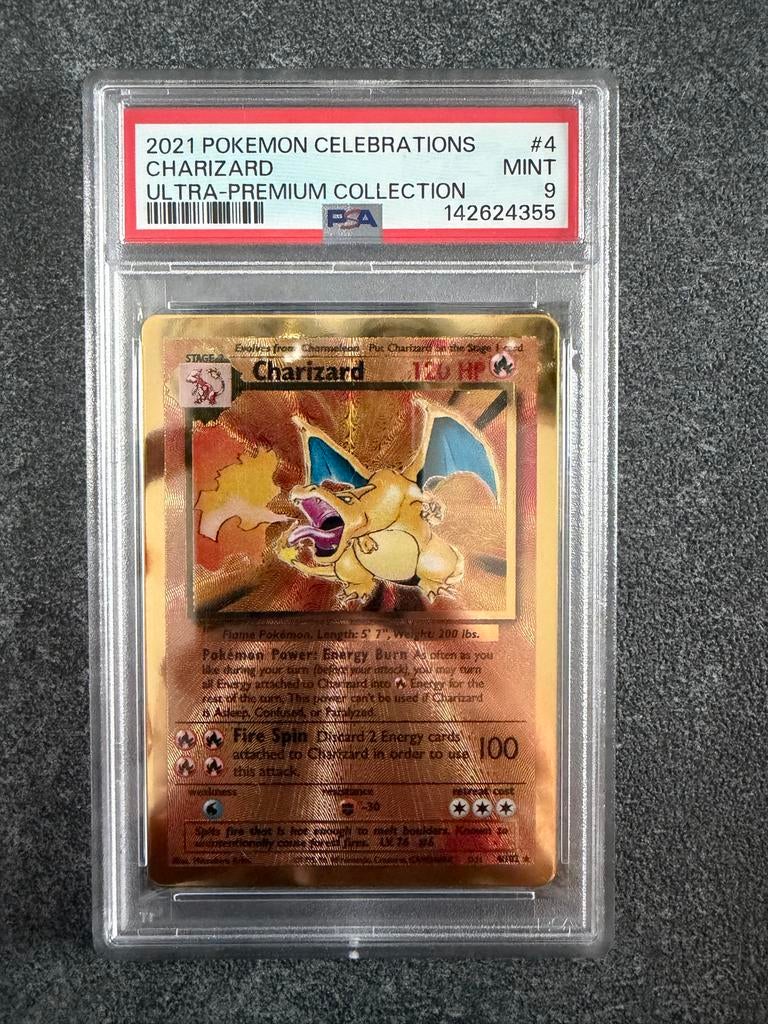 pokemon celebrations metal charizard card Dragonite V 192/203 (Graded) Case