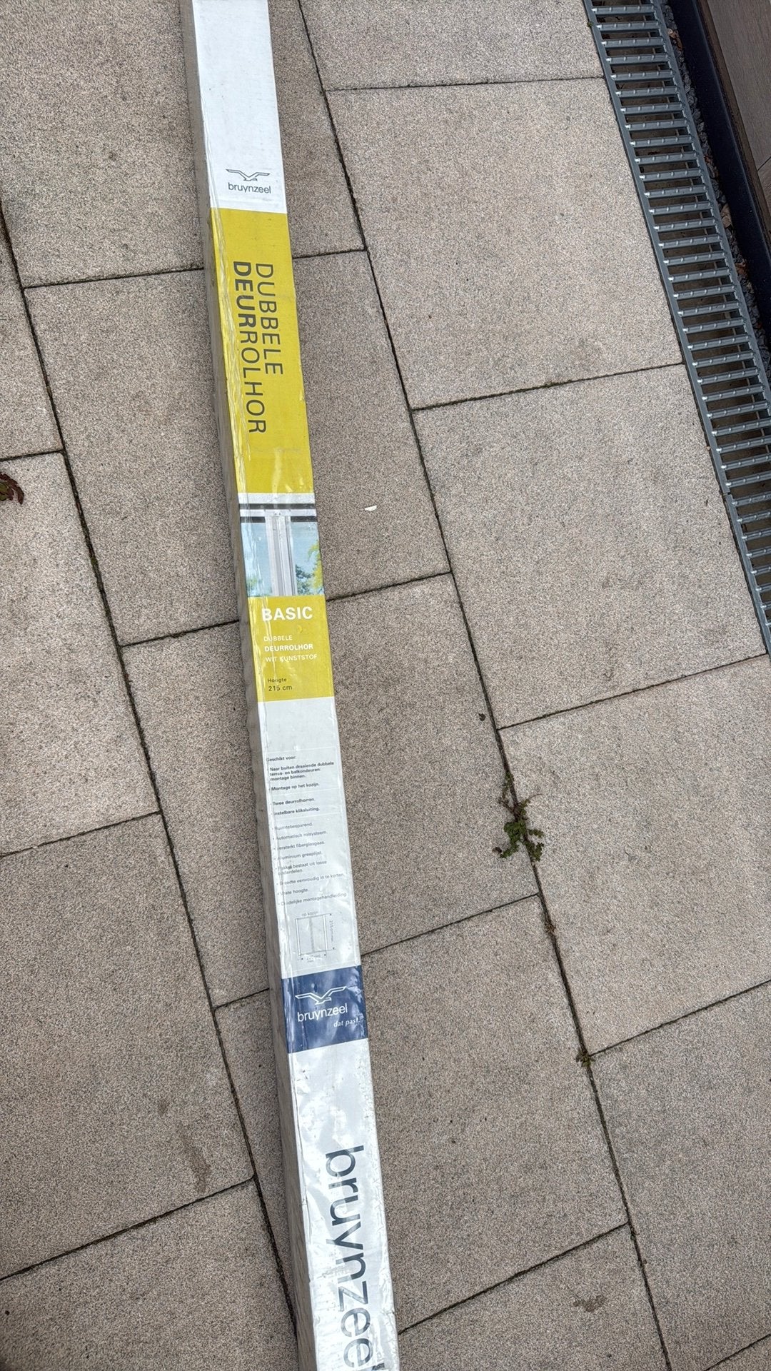 Bruynzeel Dubbele Deurrolhor hordeur voor openslaande deuren, Doe-het-zelf en Verbouw, Deuren en Horren, Nieuw, Hordeur, 200 tot 215 cm