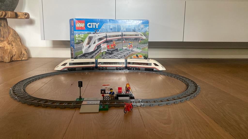 Lego city trein 60051, City, Lego, Ophalen of Verzenden, Zo goed als nieuw