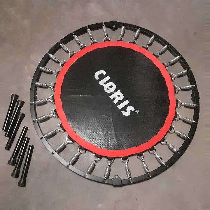 Zgan stalen mini fitness trampoline 100cm +beugel, Cloris b7, Ophalen, Zo goed als nieuw, Overige typen