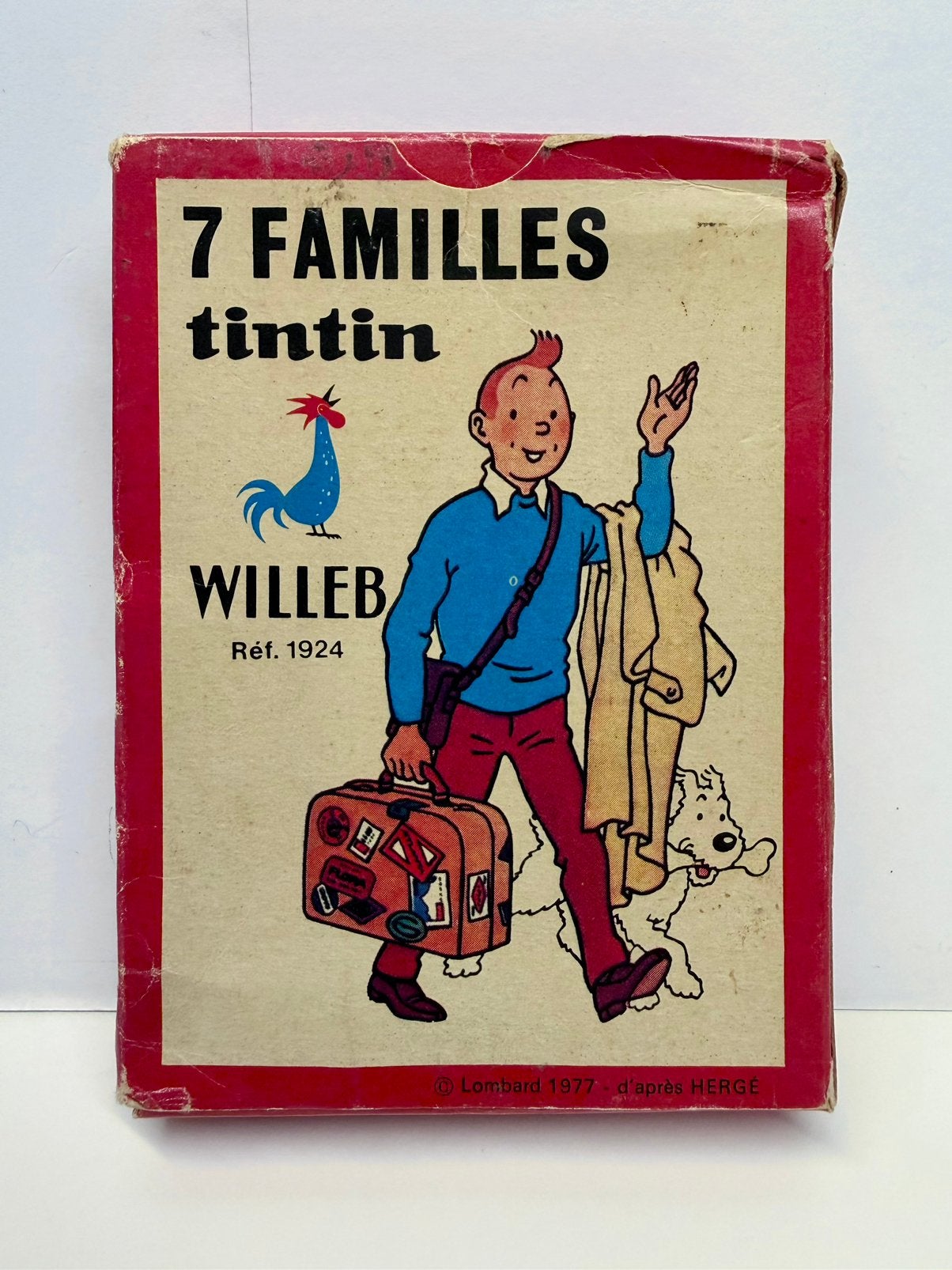 Kuifje/ Tintin; vintage kaartspel uit 1977, Ophalen of Verzenden, Kuifje, Zo goed als nieuw