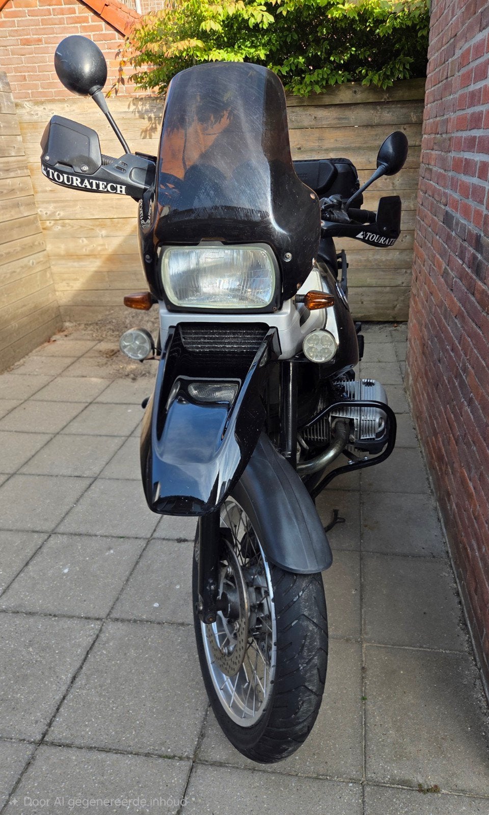 Zwarte BMW R1100GS, Motoren, Cardan-aandrijving, 2 cilinders, Motorrijbewijs A, Gebruikt