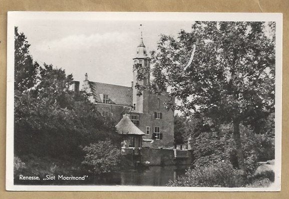 Oude ansichtkaart Renesse, Slot Moermond (Gelopen), Ophalen of Verzenden, Voor 1920, Gelopen, Zeeland