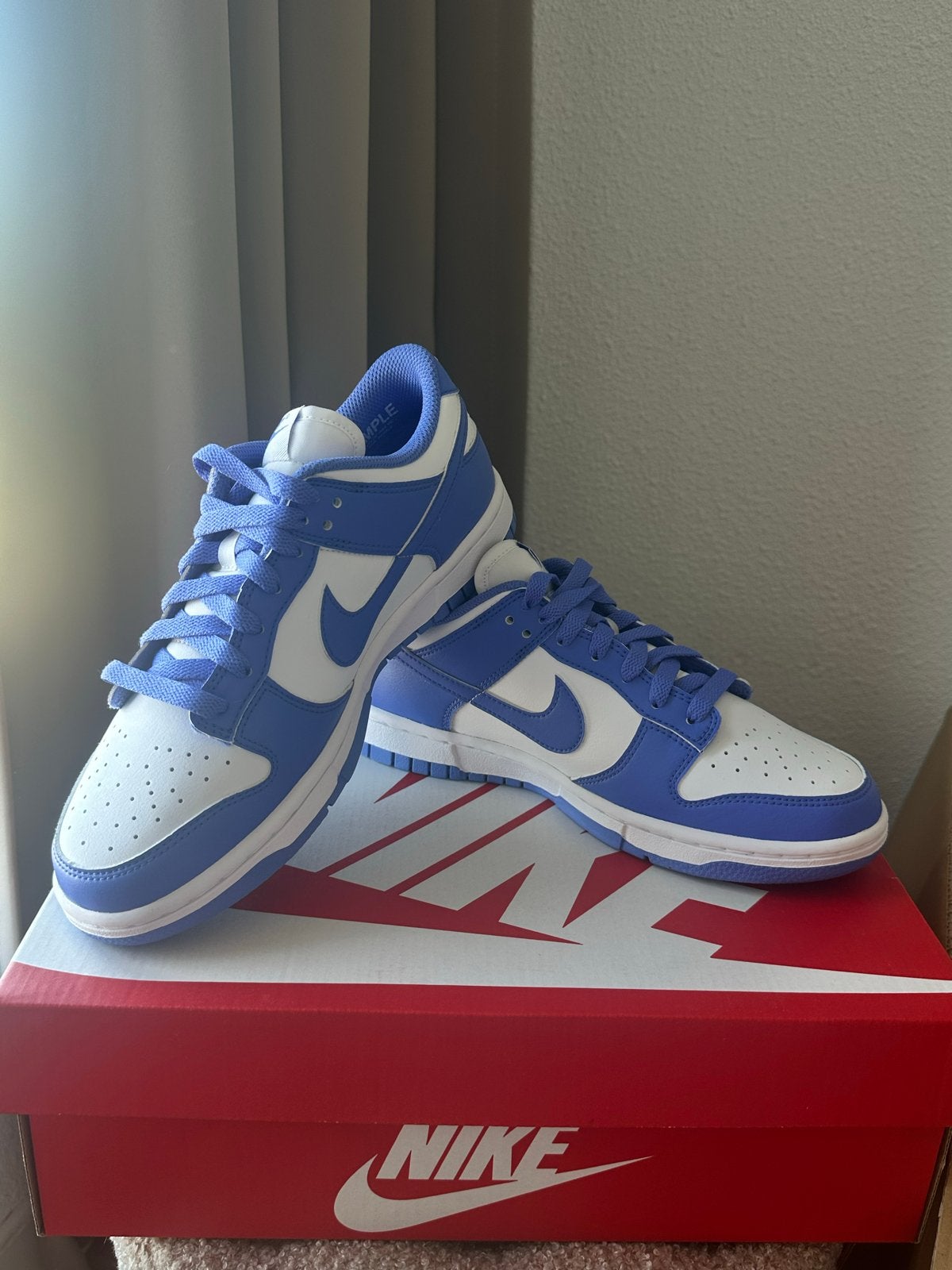 Nike Dunk Low Sample Dames Maat 38 - Nieuw en Ongedragen, Kleding | Dames, Blauw, Nieuw, Ophalen of Verzenden, Sneakers of Gympen