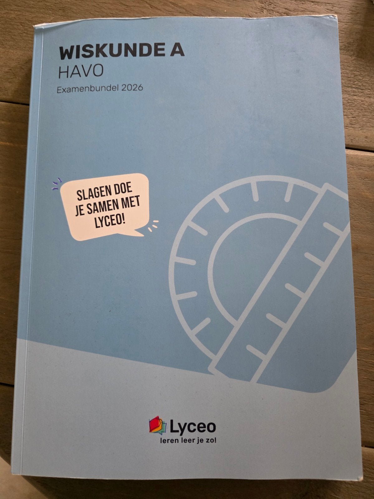 Wiskunde A HAVO Examenbundel 2026 Lyceo, Lyceo, Ophalen of Verzenden, Zo goed als nieuw, Beta