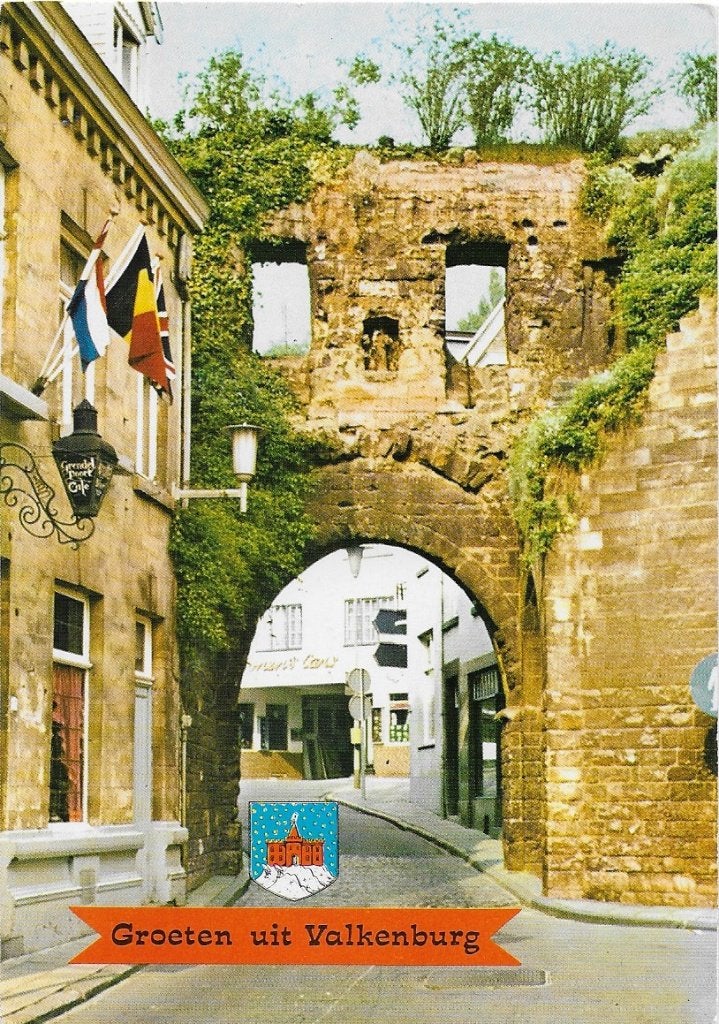 Krt01 gelopen ansichtkaart valkenburg, Ophalen of Verzenden, 1980 tot heden, Gelopen, Limburg