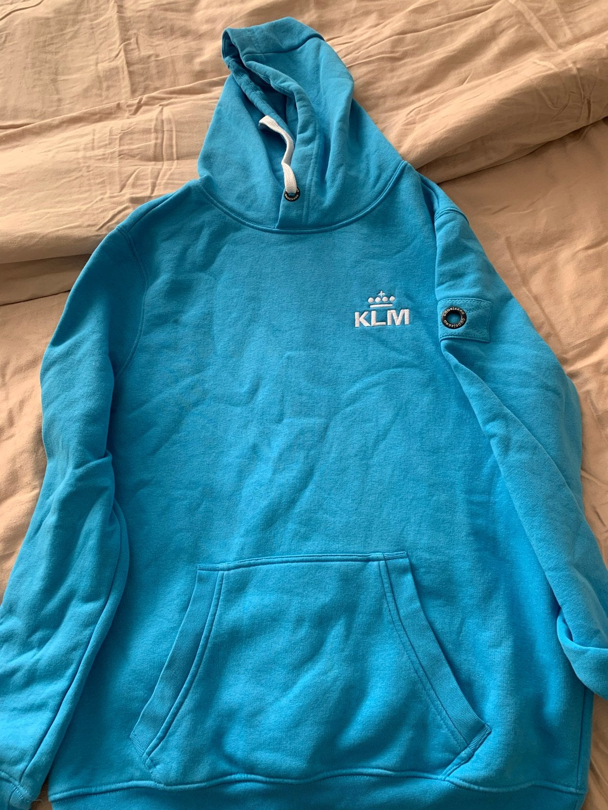 KLM Code-Zero Hoodie - Maat S, Kleding | Dames, Ophalen of Verzenden, Zo goed als nieuw, Maat 36 (S), Blauw