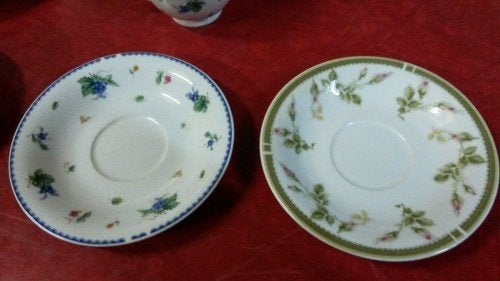 Kop en schotels, 4 stuks, Balmoral Castle, 2x wit/blauw en 2, Ophalen of Verzenden, 'T Olde Gre-j, Info@toldegrej.nl, Endepoelstraat 20f Didam