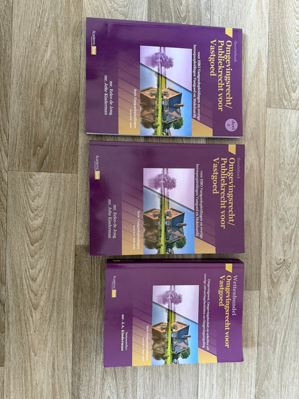 Omgevingsrecht/Publiekrecht voor Vastgoed, set van 3 boeken, Boeken, Ophalen of Verzenden, Zo goed als nieuw, Overige niveaus