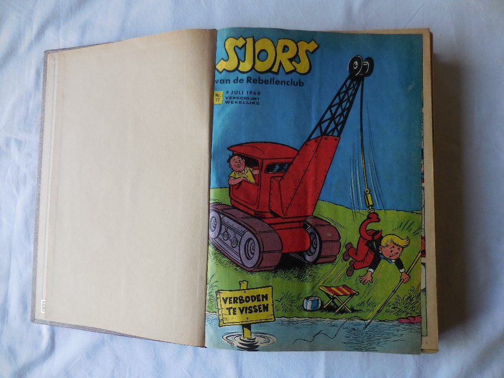 Strip Sjors Ingebonden 2e deel 1964, Eén stripboek, Ophalen, Gelezen