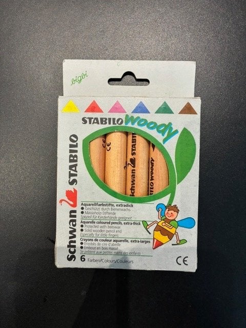 Vintage Aquarel potloden van Stabilo. 6 stuks in verpakking., Hobby en Vrije tijd, Tekenen, Ophalen of Verzenden, Zo goed als nieuw