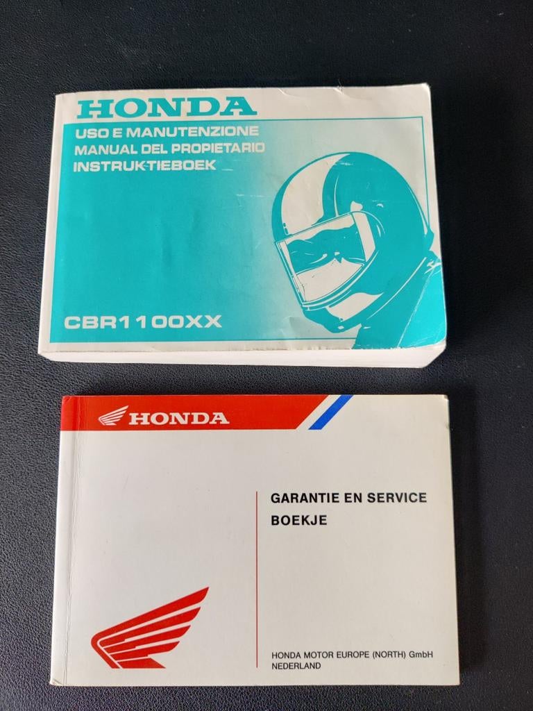 Honda CBR 1100 XX Handleiding + Garantie/Onderhoud, Motoren, Handleidingen en Instructieboekjes, Honda, Ophalen of Verzenden