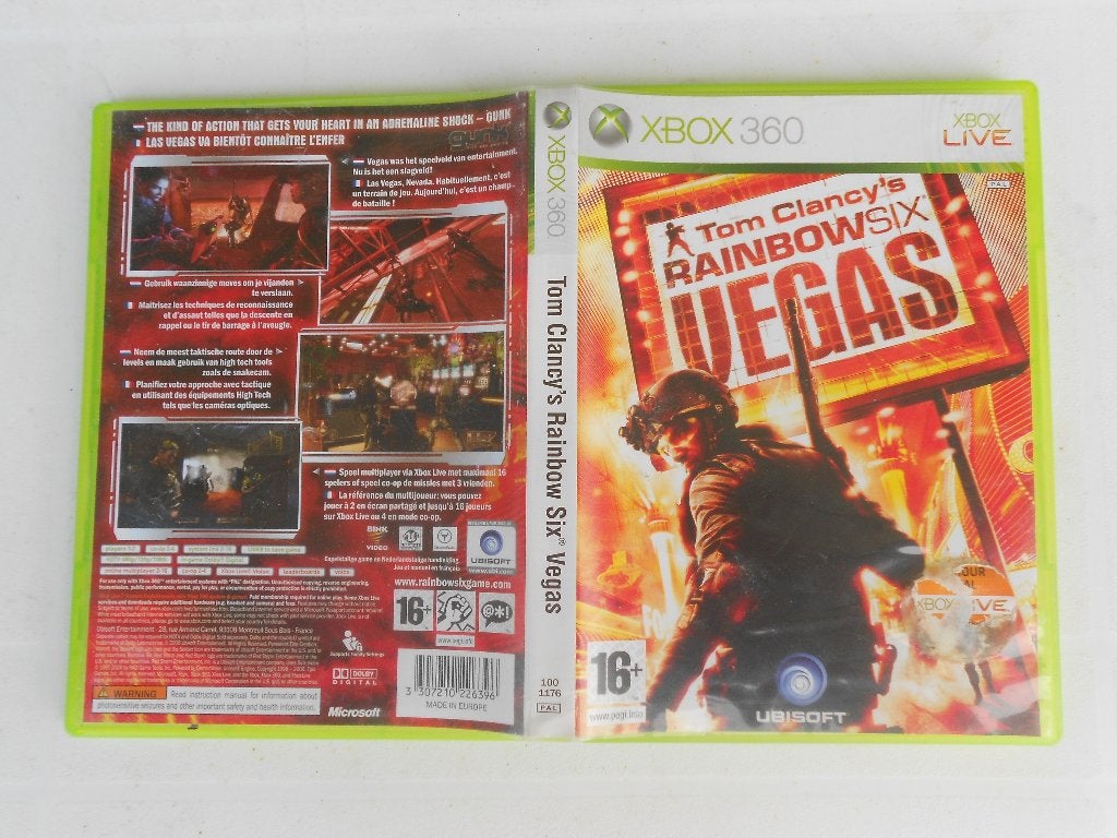 Rainbow six vegas game xbox 360, in doos met boekje. 16 Jaar, Ophalen, Gebruikt, Shooter, 1 speler