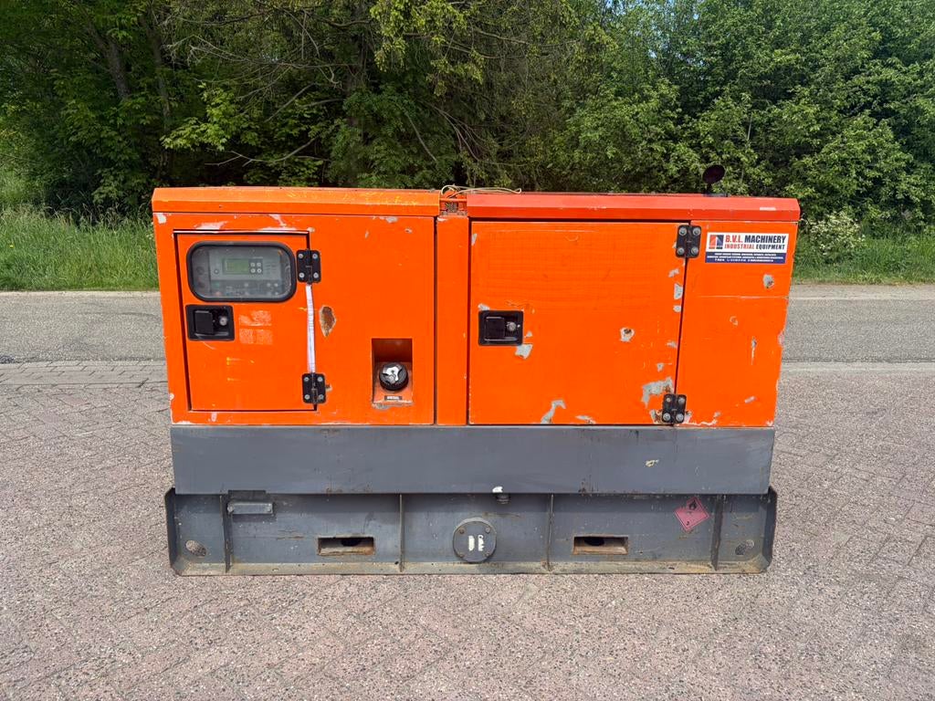Atlas Copco QAS 40 kVA kubota aggregaat generatorset, Gebruikt, Dieselolie, Geluidgedempt, Ophalen of Verzenden