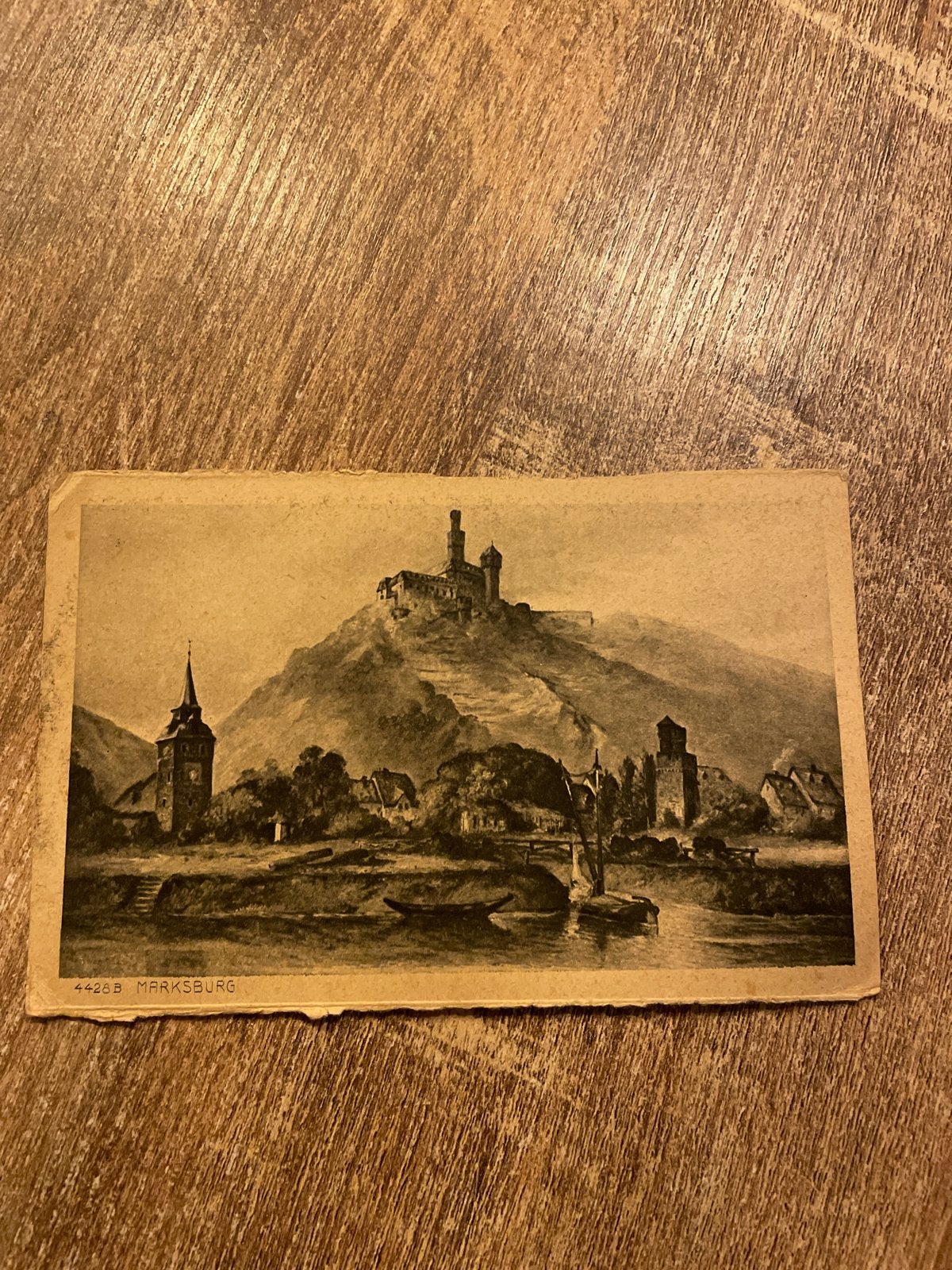 Oude Ansichtkaart Marksburg (Rhein) - Voor 1920, Ophalen of Verzenden, Voor 1920, Ongelopen, Gebouw