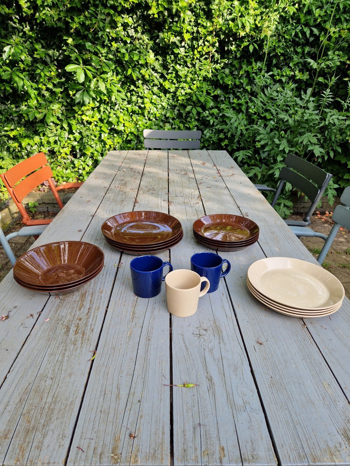 Iittala Teema Servies - Borden en Mokken, Ophalen, Aardewerk, Overige stijlen, Bord(en)