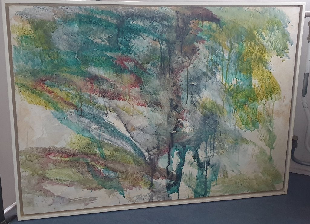 Olieverfschilderij van Maurice Grothausen, Ophalen