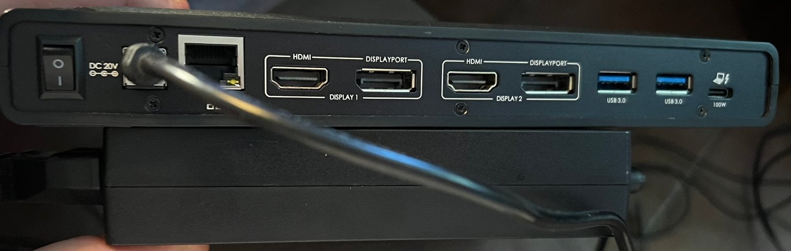 Wavlink Dual 4K Docking, Ophalen of Verzenden, Zo goed als nieuw, Docking station, Wavlink