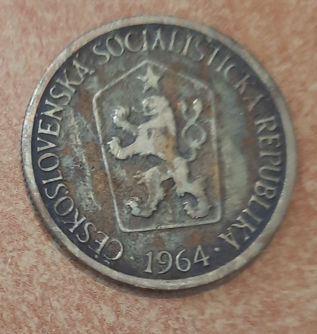 TW1964 Ceskoslovenska 1 munt republiek, Ophalen of Verzenden, Vóór koninkrijk