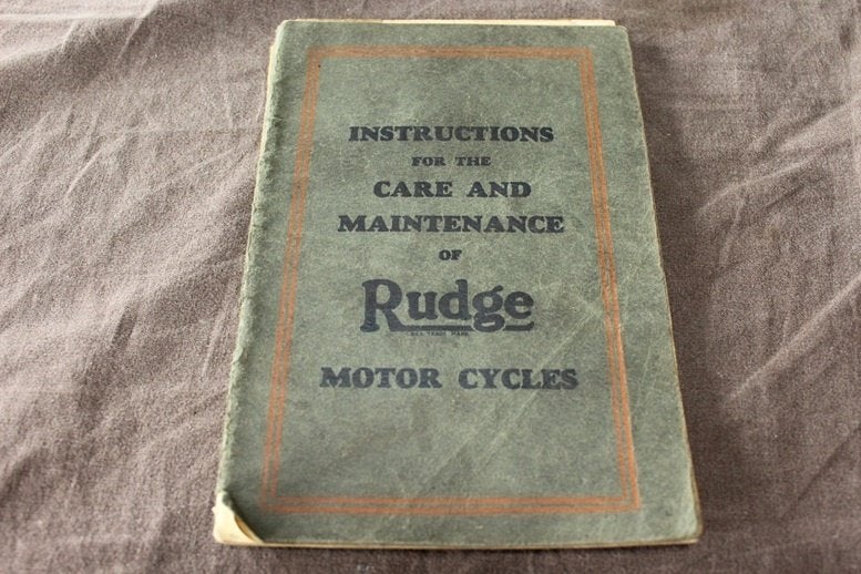 Rudge 350 500 1931 motorcycle instruction maintenance manual, Ophalen of Verzenden, Overige merken