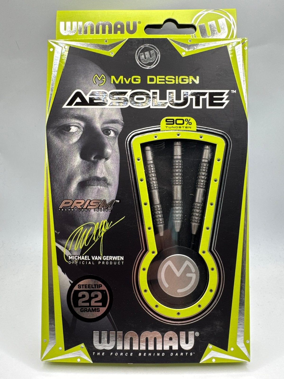 Winmau Michael van Gerwen Absolute 22 Gram Dartpijlen, Ophalen of Verzenden, Zo goed als nieuw, Nvt, Pijlen