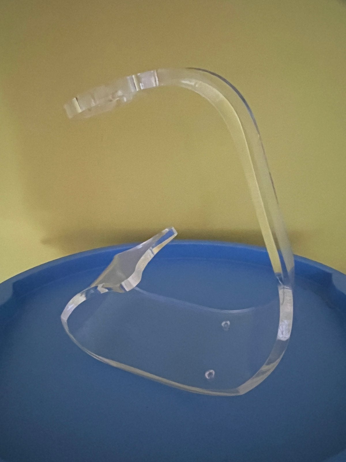 LUCITE WIJNFLESHOUDER. —  1970/1980.  —. SPACE AGE., Antiek en Kunst, Ophalen of Verzenden