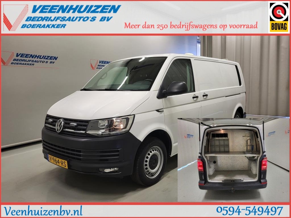 Volkswagen Transporter 2.0TDI L2/H1 Inrichting Trekhaak Euro, Voorwielaandrijving, Gebruikt, Euro 6, 4 cilinders